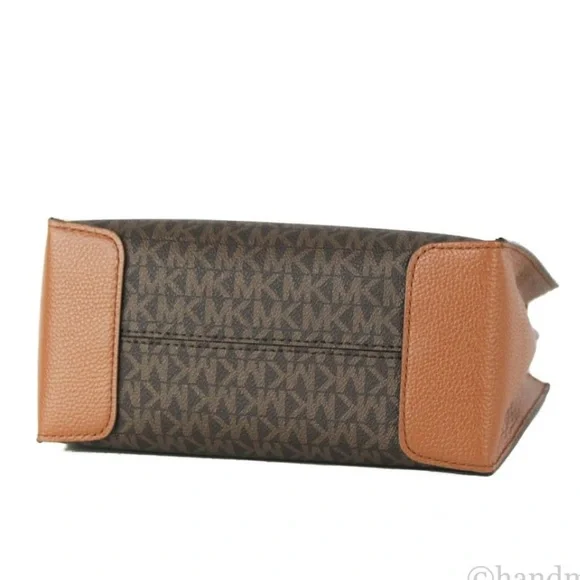 New Michael Kors Brown Mercer Satchel Bag - Picture 4 of 4